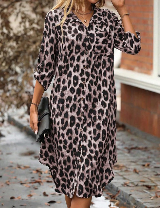 MILA | Leopard Print Summer Dress