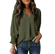 Zoe | Stylish blouse with gathered neckline