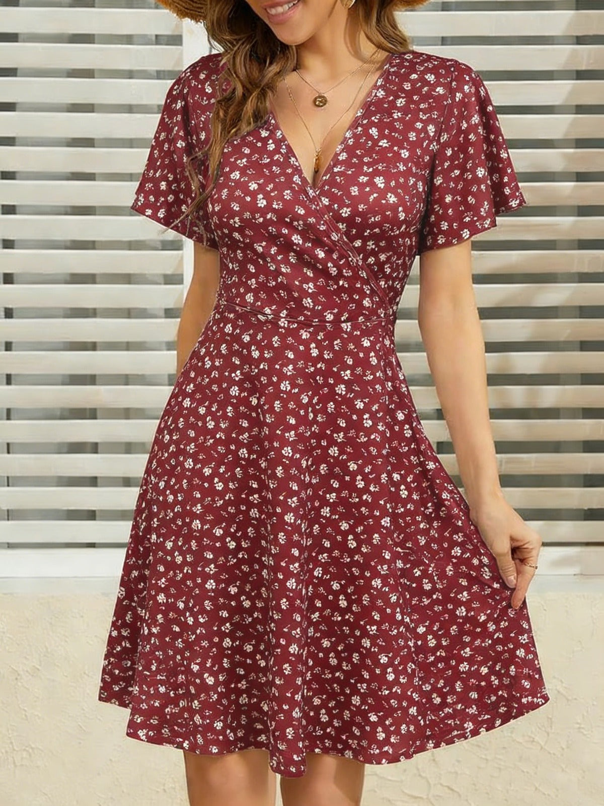 Floral Red 2
