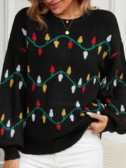 Women's Cozy Christmas Sweater Warm Knit Casual Style