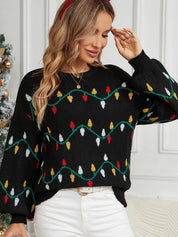Women's Cozy Christmas Sweater Warm Knit Casual Style