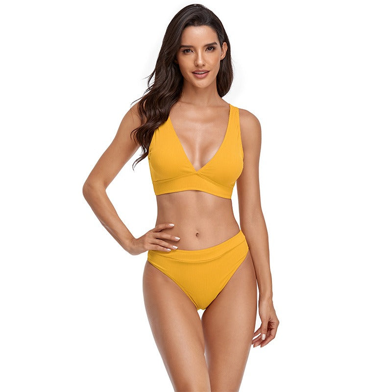 Sophia | High-Waist Bikini Set for Relaxation and Swimming