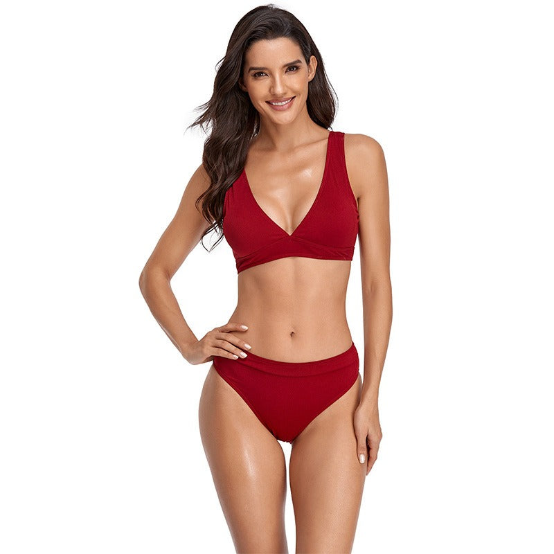 Sophia | High-Waist Bikini Set for Relaxation and Swimming