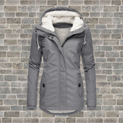Winnie | Stylish and warm lined cotton coat 0