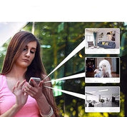 Wireless 1080p WiFi surveillance camera for indoor and outdoor use - Smart Home compatible, weatherproof design 2