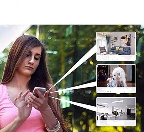 Wireless 1080p WiFi surveillance camera for indoor and outdoor use - Smart Home compatible, weatherproof design 2