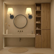 Wireless Wall Sconce Lights with Remote Control - 2-Pack Fabric Shade Dimmable Wall Lamps for Bedrooms and Hallways 4