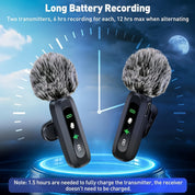 Wireless lavalier microphone with USB-C connectivity for smartphones and tablets - compact design, ideal for podcasts and vlogs 3