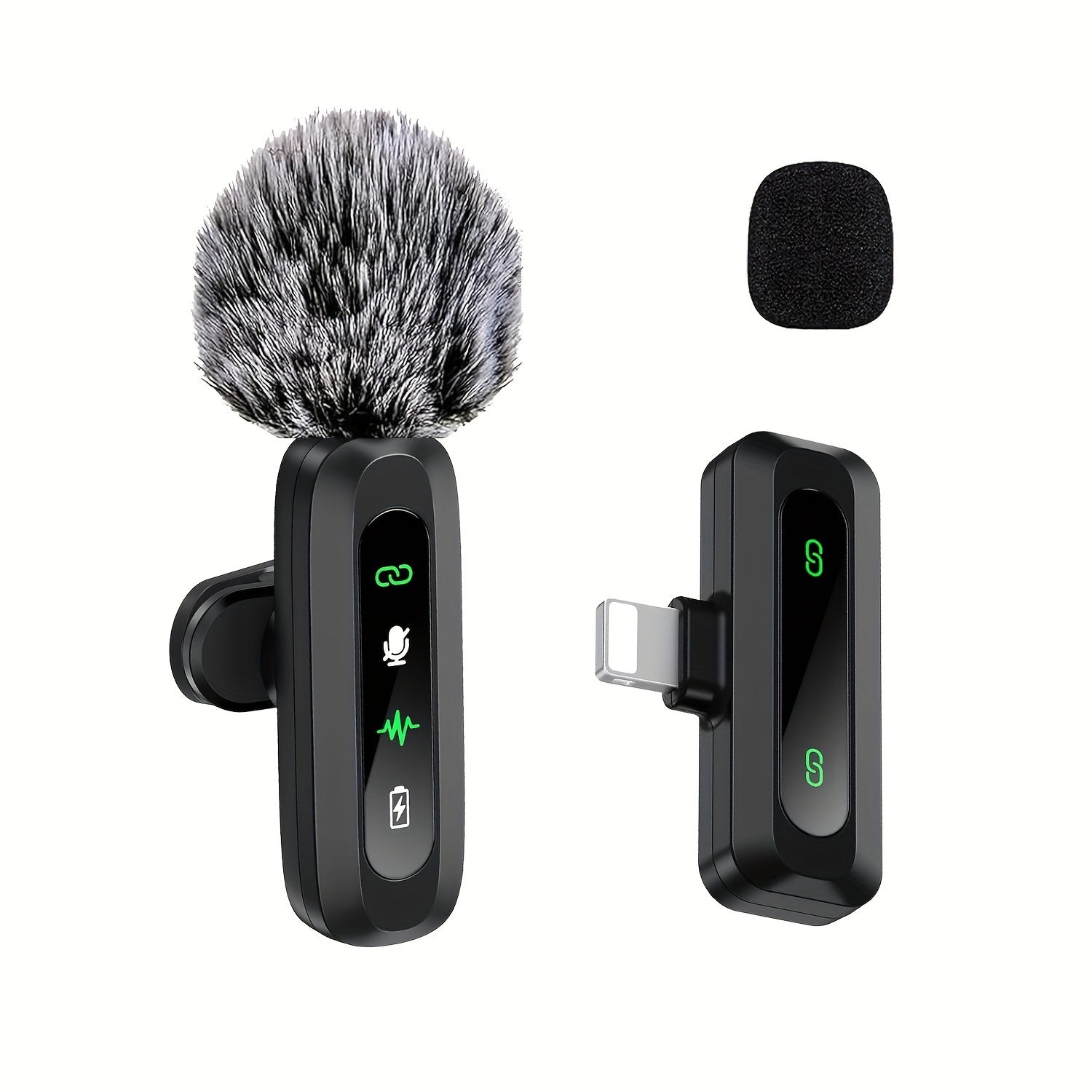 Wireless lavalier microphone with USB-C connectivity for smartphones and tablets - compact design, ideal for podcasts and vlogs 6