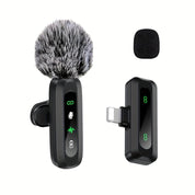 Wireless lavalier microphone with USB-C connectivity for smartphones and tablets - compact design, ideal for podcasts and vlogs 6
