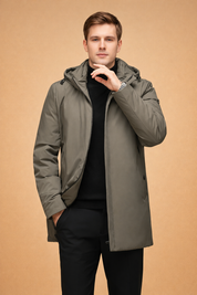Witold | Long Winter Jacket with Hood 0