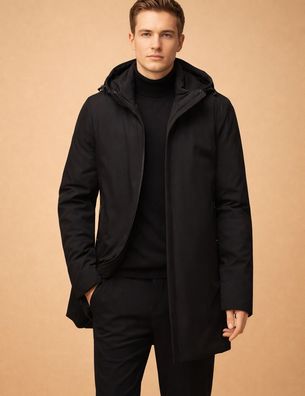 Witold | Long Winter Jacket with Hood 1
