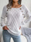 Women's Cable Knit Sweater with Square Neck and Button Detail, Elegant Textured Knit for Casual and Office Wear 5