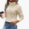 Women's Cable Knit Turtleneck Sweater - Cozy & Stylish Fall Sweater for Women 3