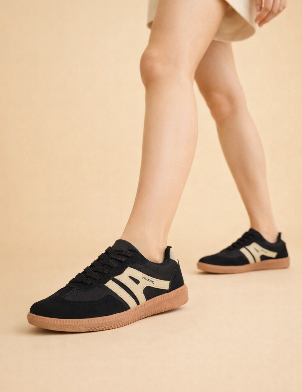 Women's Casual Lace-Up Sneakers Comfortable Breathable Fabric 0