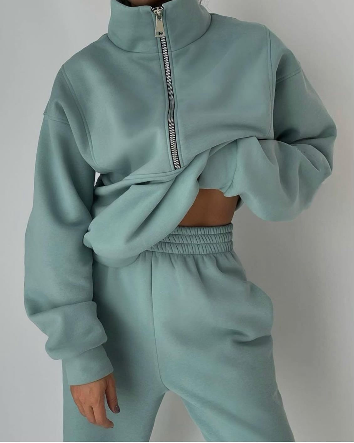 Women’s Casual Oversized Two-Piece Set - Stylish Comfort for Everyday Wear 1