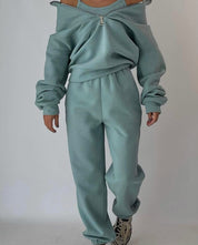 Women’s Casual Oversized Two-Piece Set - Stylish Comfort for Everyday Wear 4