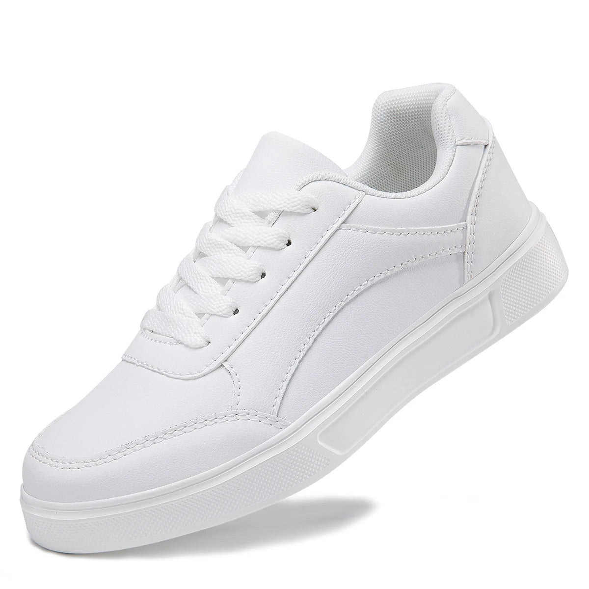 Women's Casual Platform Sneakers Comfortable Faux Leather 0
