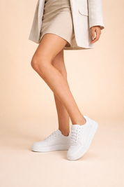 Women's Casual Platform Sneakers Comfortable Faux Leather 0