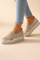 Women's Casual Slip-On Sneakers with Rhinestone Embellishments PU Leather 0