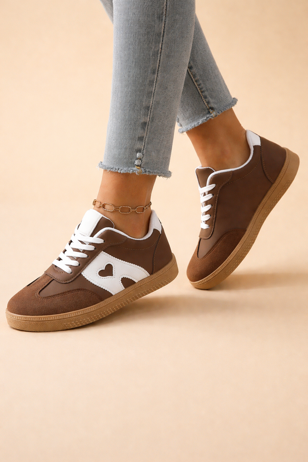 Women's Casual Sneakers Comfortable Lightweight Faux Synthetic 4