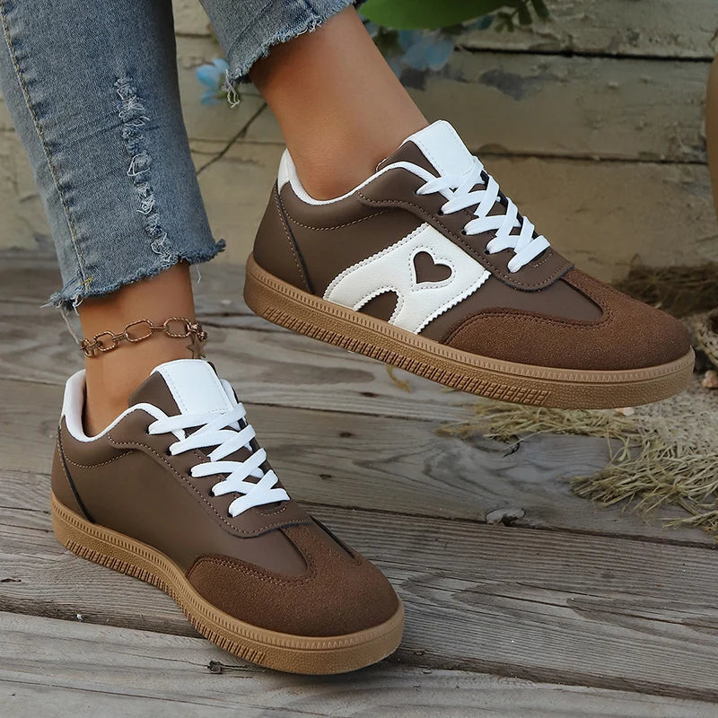 Women's Casual Sneakers Comfortable Lightweight Faux Synthetic 5