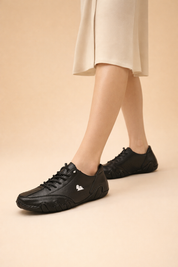 Women's Casual Sneakers Comfortable Suede Leather Breathable Walking Shoes 6