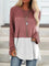 Women's Casual Tunic Top for Leggings Round Neck Long Sleeve Polyester 2