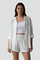 Women’s Casual Two-Piece Set with Button Shirt and Drawstring Shorts 7