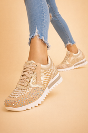 Women's Chic Fashion Sneakers Comfortable Embossed Synthetic Leather 4