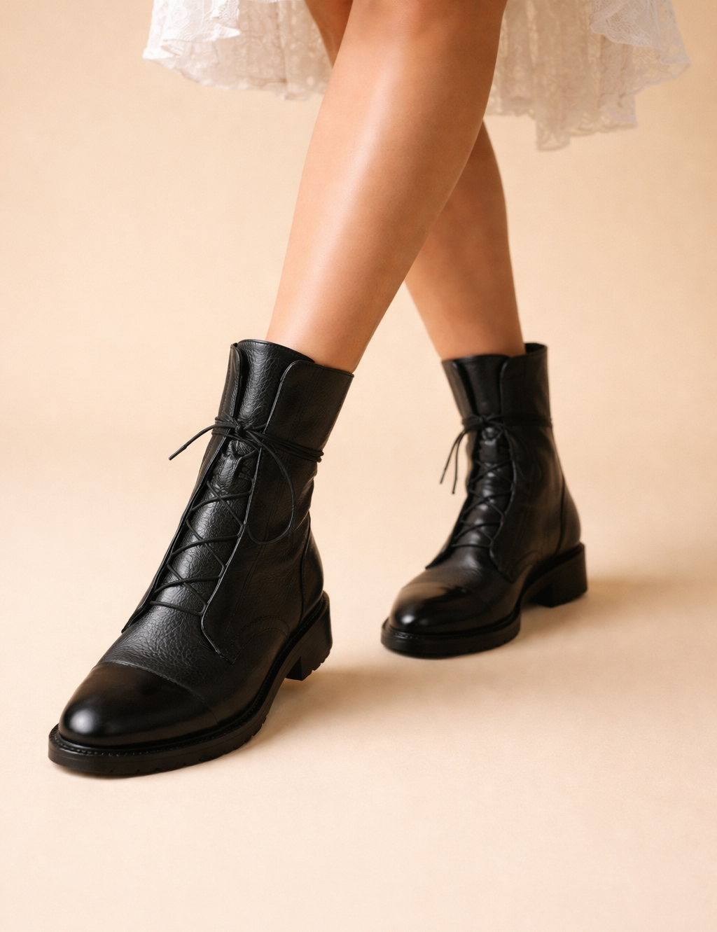Women's Classic Ankle Boots Comfortable Leather 0
