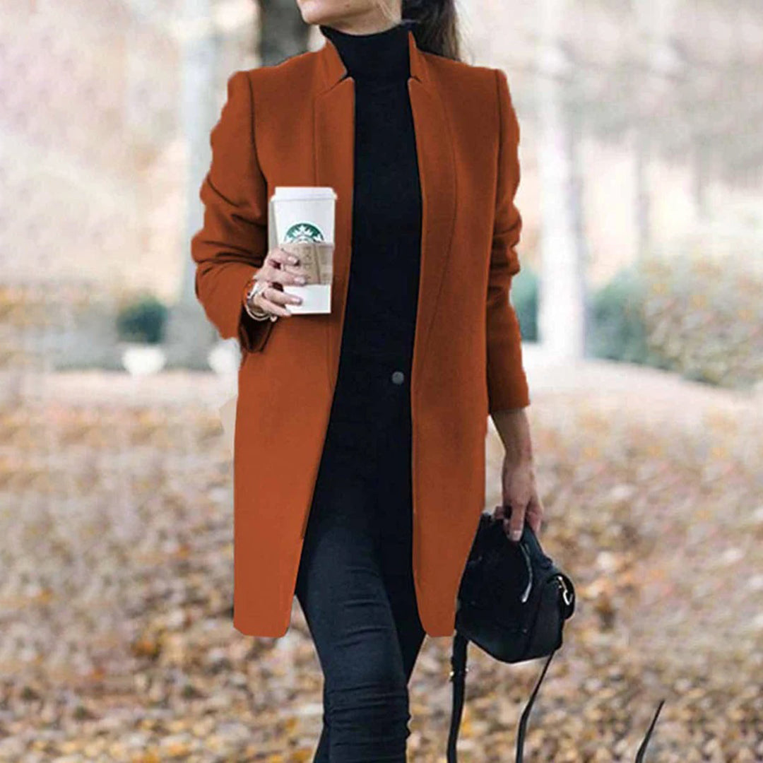 Women’s Classic Tailored Lapel Winter Coat for Timeless Elegance 2