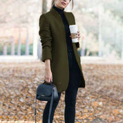Women’s Classic Tailored Lapel Winter Coat for Timeless Elegance 4
