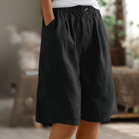 Women's Comfort Shorts - Flattering Fit, Relaxed Cut, All-Day Wear, Versatile Summer Style 9