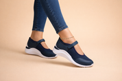 Women's Comfortable Mary Jane Sneakers Breathable Mesh Rubber 2
