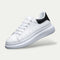 Women's Comfortable Platform Sneakers Synthetic Leather Modern Design 1