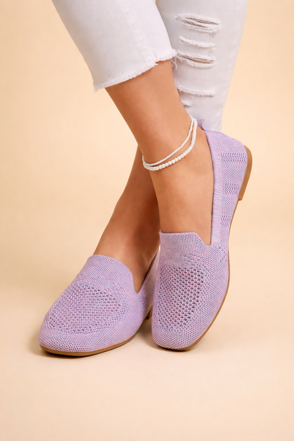 Women's Comfortable Slip-On Ballet Flats Soft Mesh 2