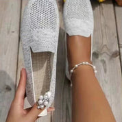 Women's Comfortable Slip-On Ballet Flats Soft Mesh 6