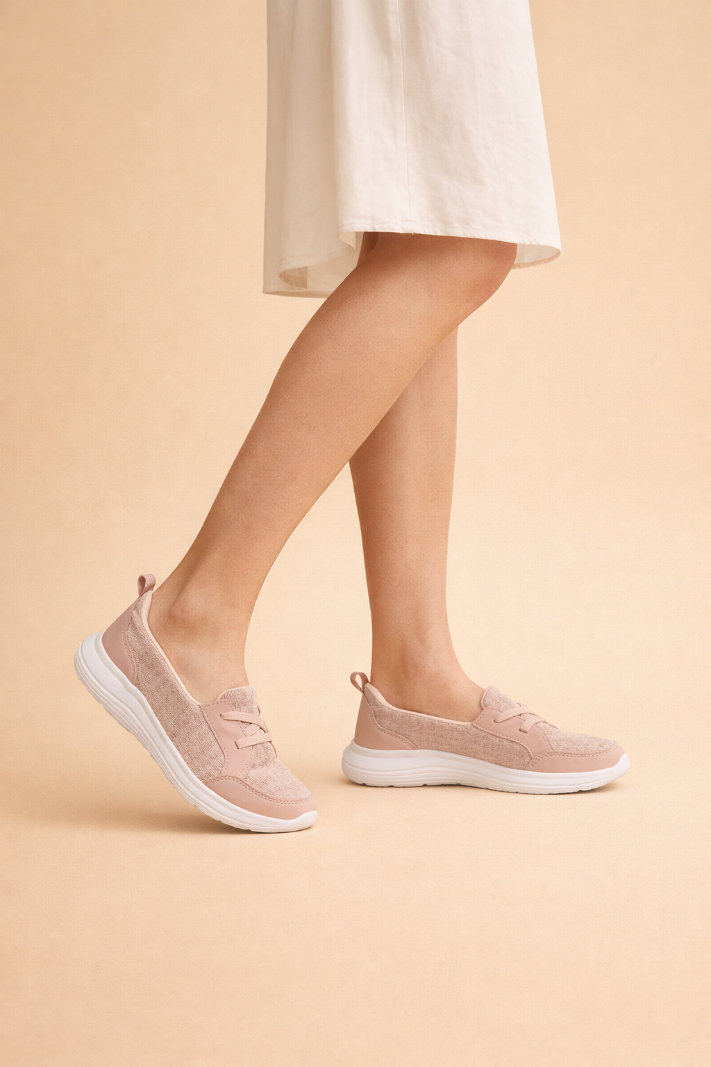 Women's Comfortable Slip-On Casual Sneakers Versatile Synthetic 0