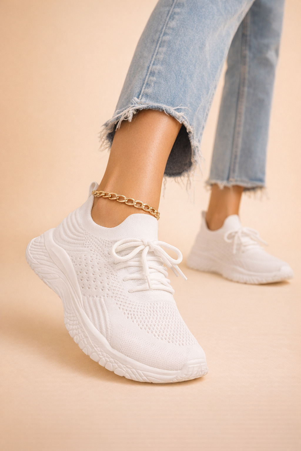 Women's Comfortable Slip-On Sneakers Breathable Mesh 1