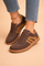 Women's Comfortable Slip-On Sneakers Trendy Design Synthetic 4