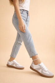 Women's Comfortable Walking Sneakers Stylish Patchwork Design Synthetic 4