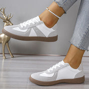 Women's Comfortable Walking Sneakers Stylish Patchwork Design Synthetic 5