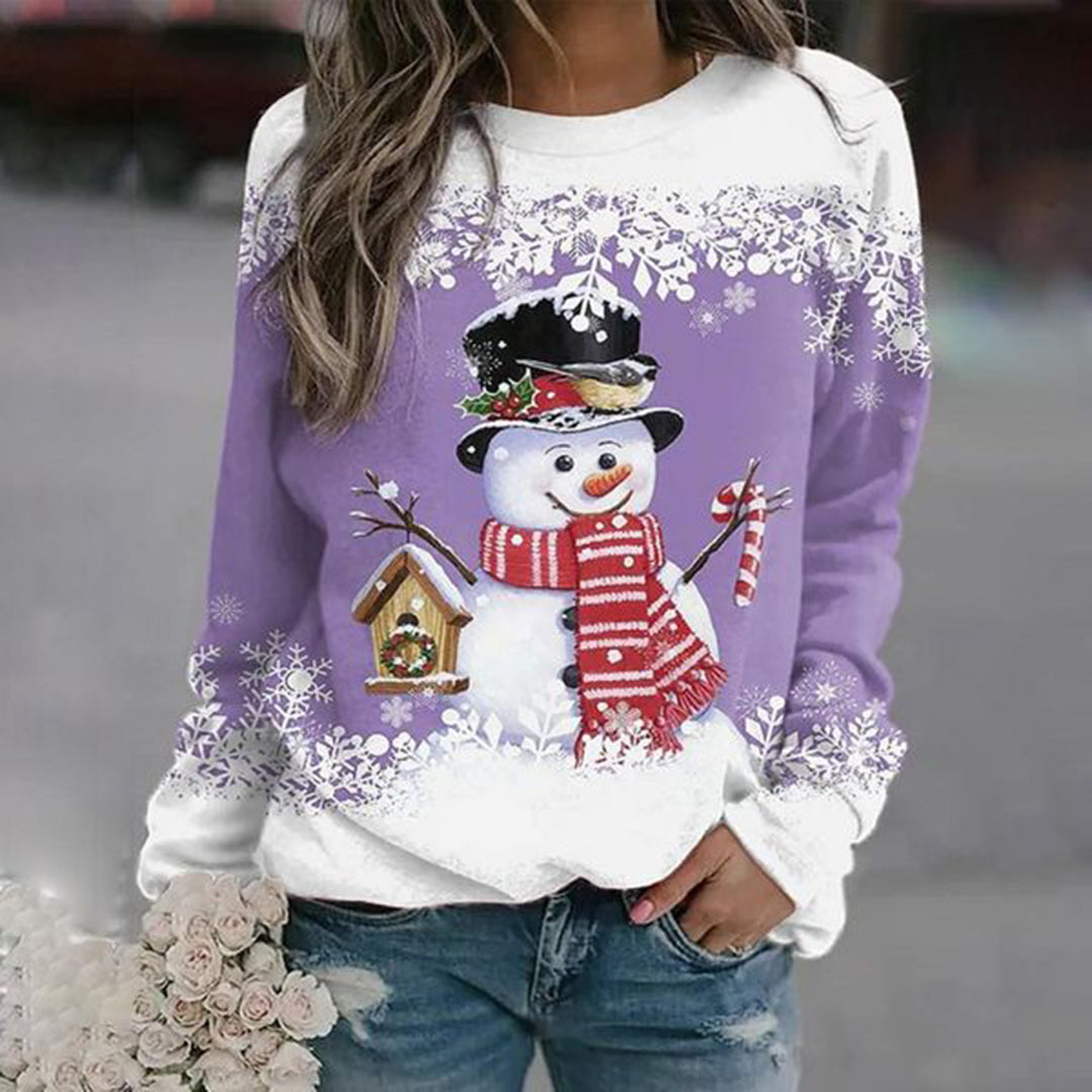 Women's Cozy Christmas Longsleeve Sweater Knit 4