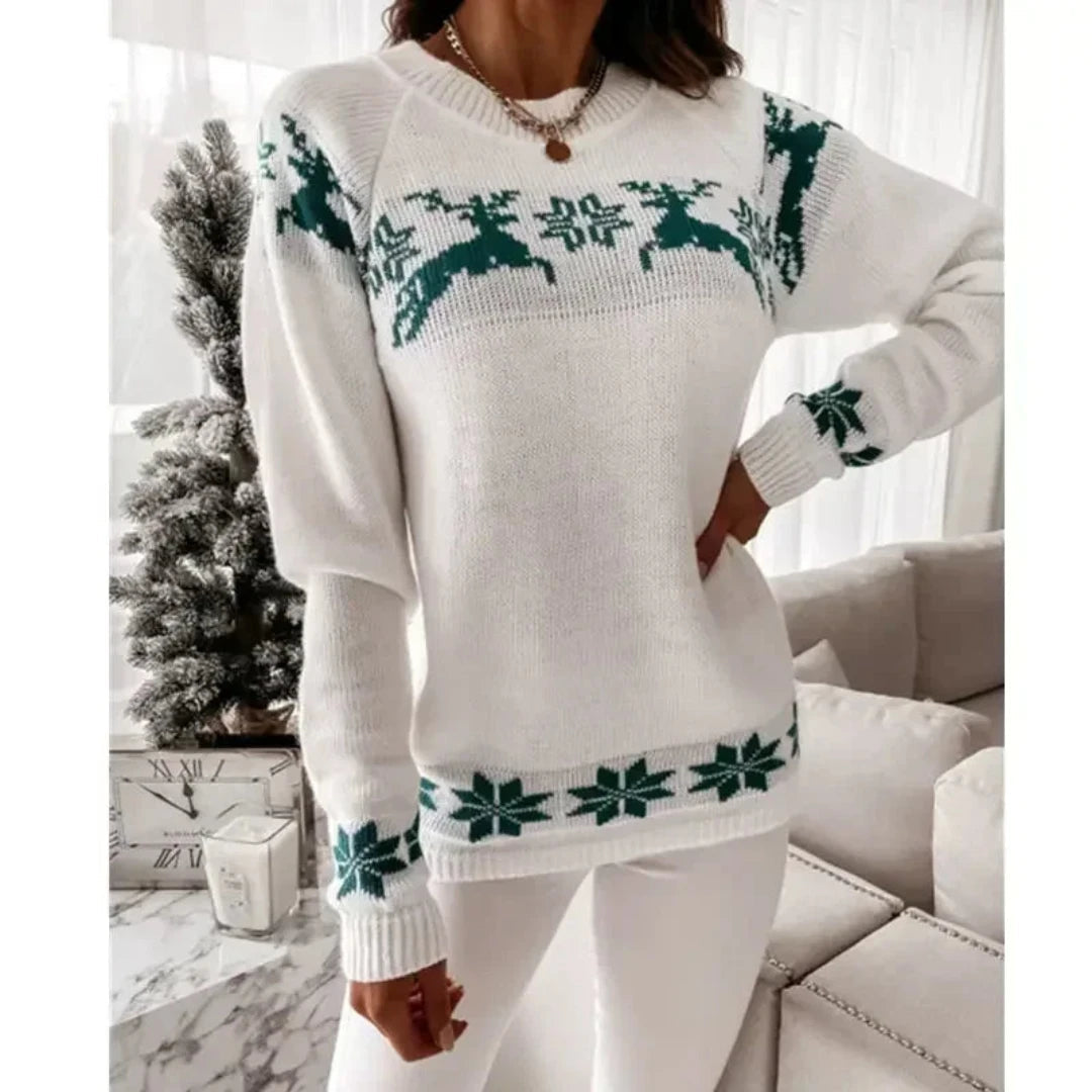 Women's Cozy Christmas Sweater Festive Knit 0