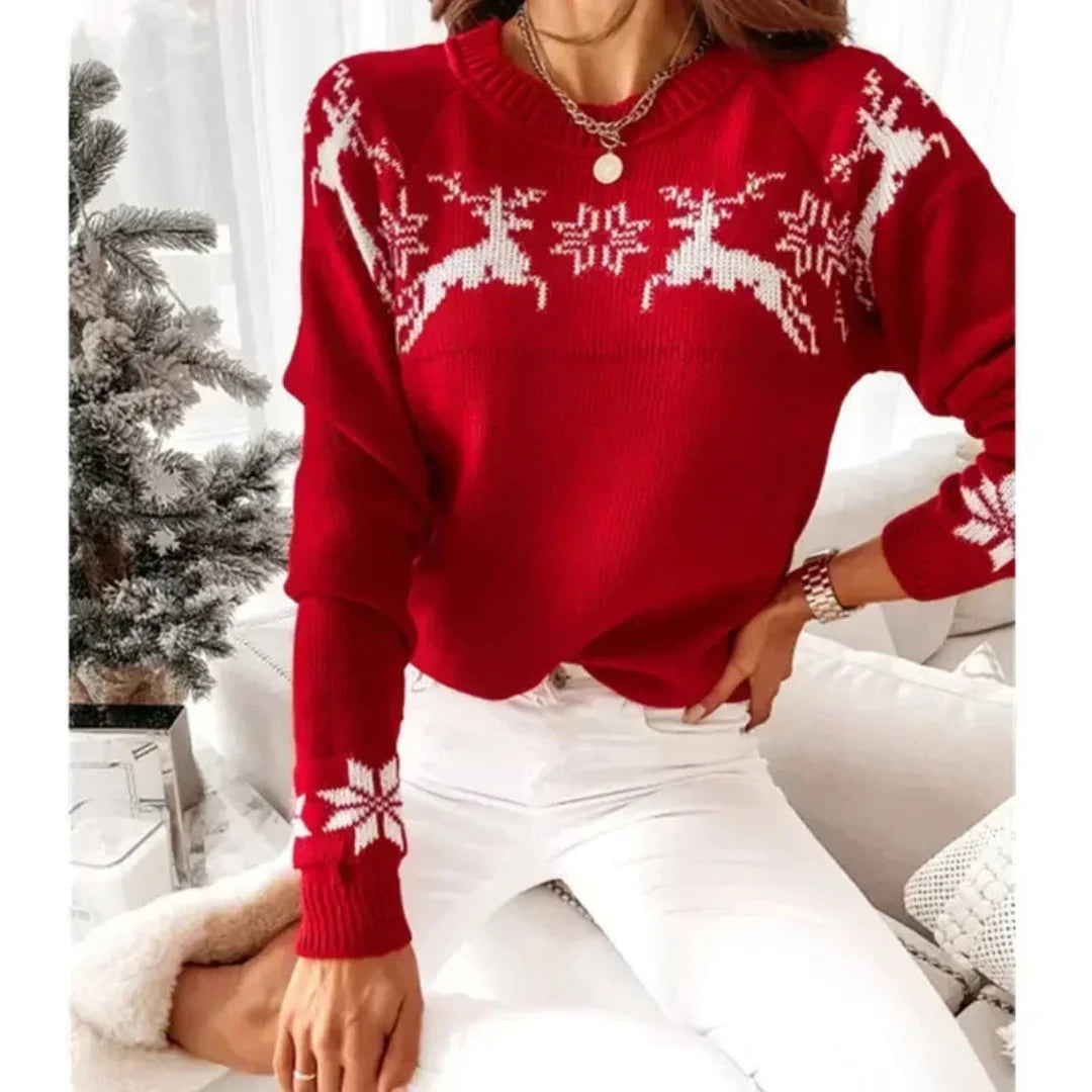 Women's Cozy Christmas Sweater Festive Knit 1