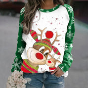 Women's Cozy Christmas Sweater Soft Fabric 0