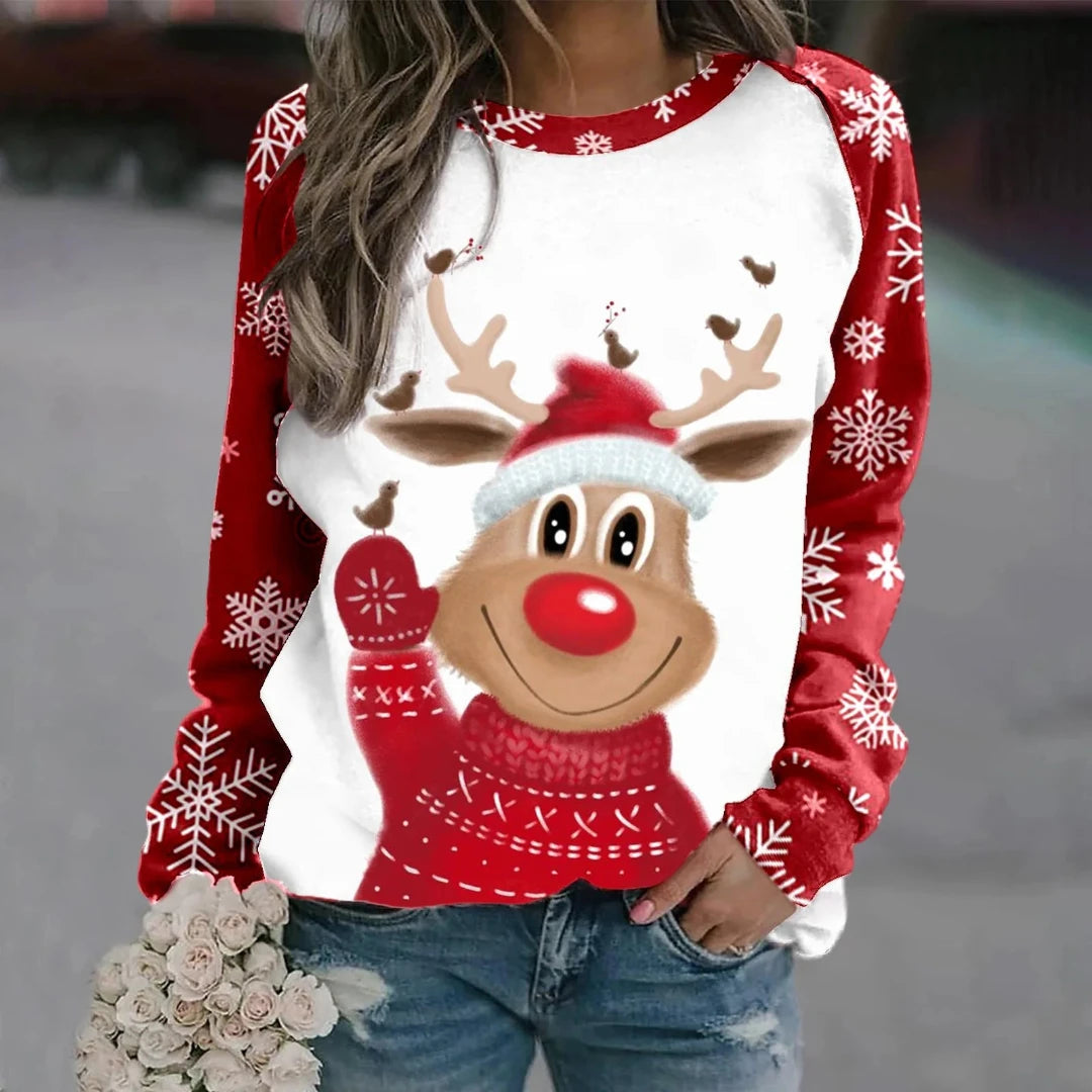 Women's Cozy Christmas Sweater Soft Fabric 1