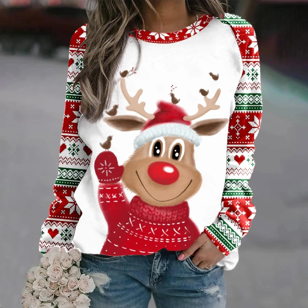 Women's Cozy Christmas Sweater Soft Fabric 3