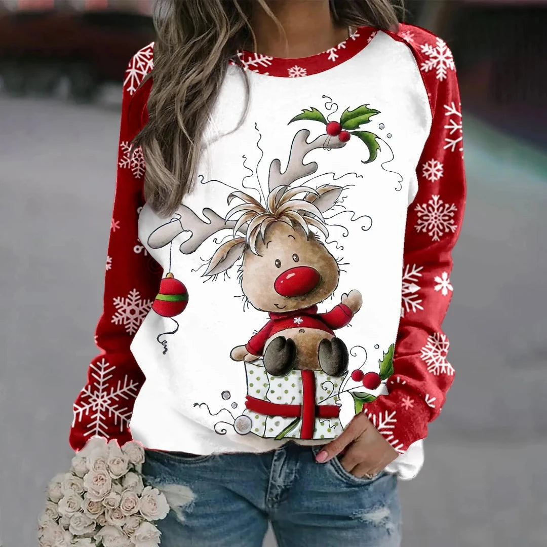 Women's Cozy Christmas Sweater Soft Fabric 4
